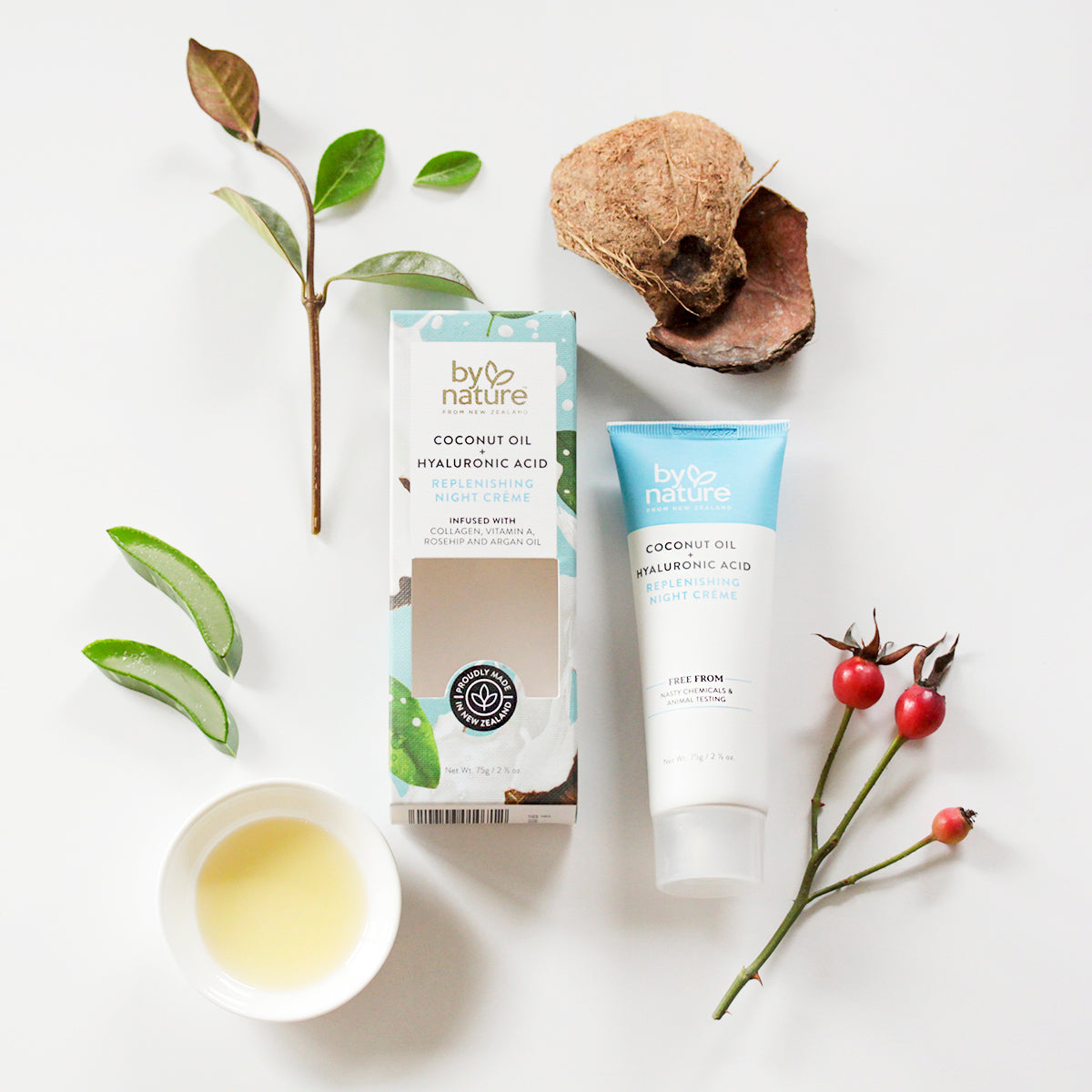 Coconut Replenishing Night Crème with Coconut Oil