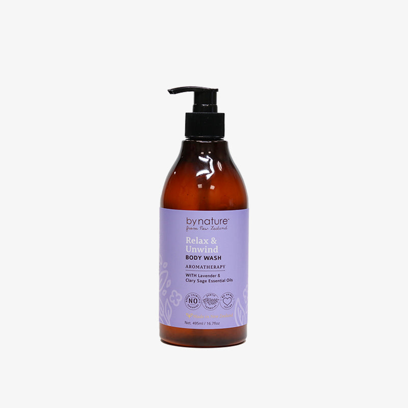 Relax and Unwind Body Wash with Lavender and Clary Sage