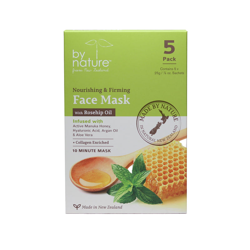 By Nature Nourishing and Firming Face Mask with Rosehip Oil